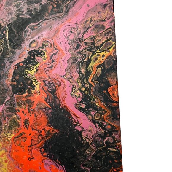 Large Original Modern Acrylic Abstract Wall Art Painting‎ Titled Psychedelic - Picture 6 of 10